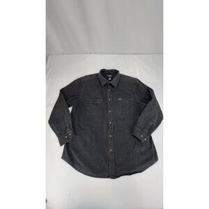 Guide Series Heavy Flannel Shirt Men’s XL Button Blue Gander Mountain